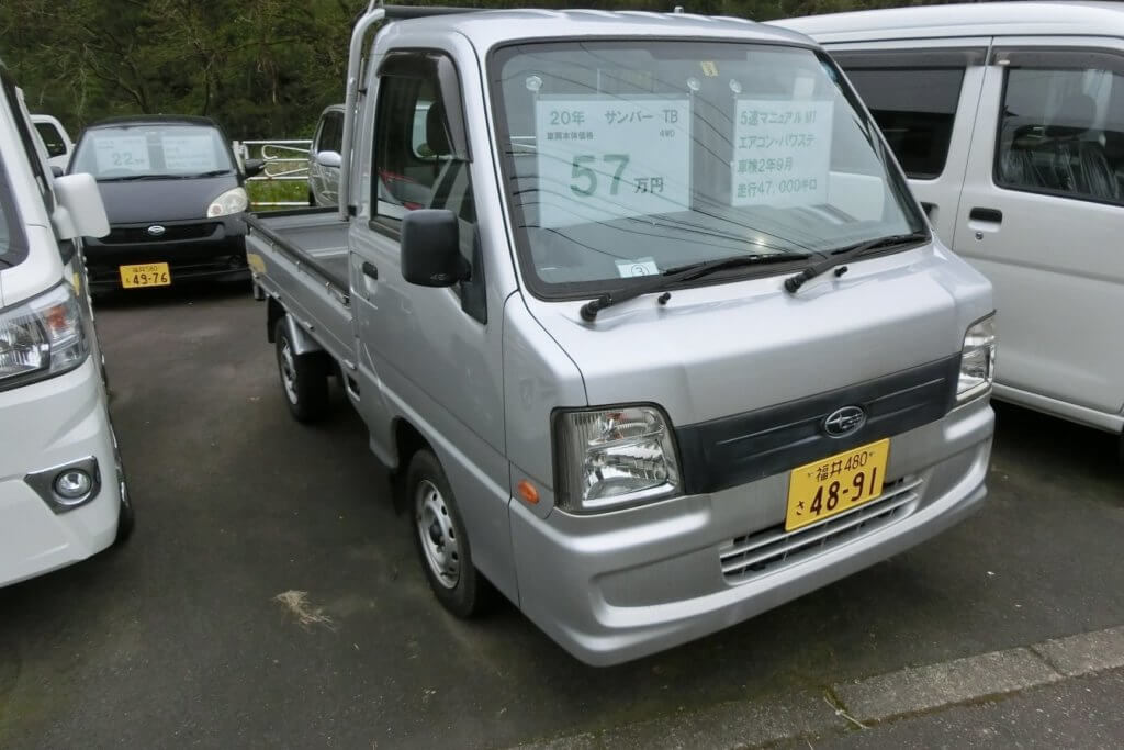 【57万円】スバル サンバートラック TB ４WD 5MT車